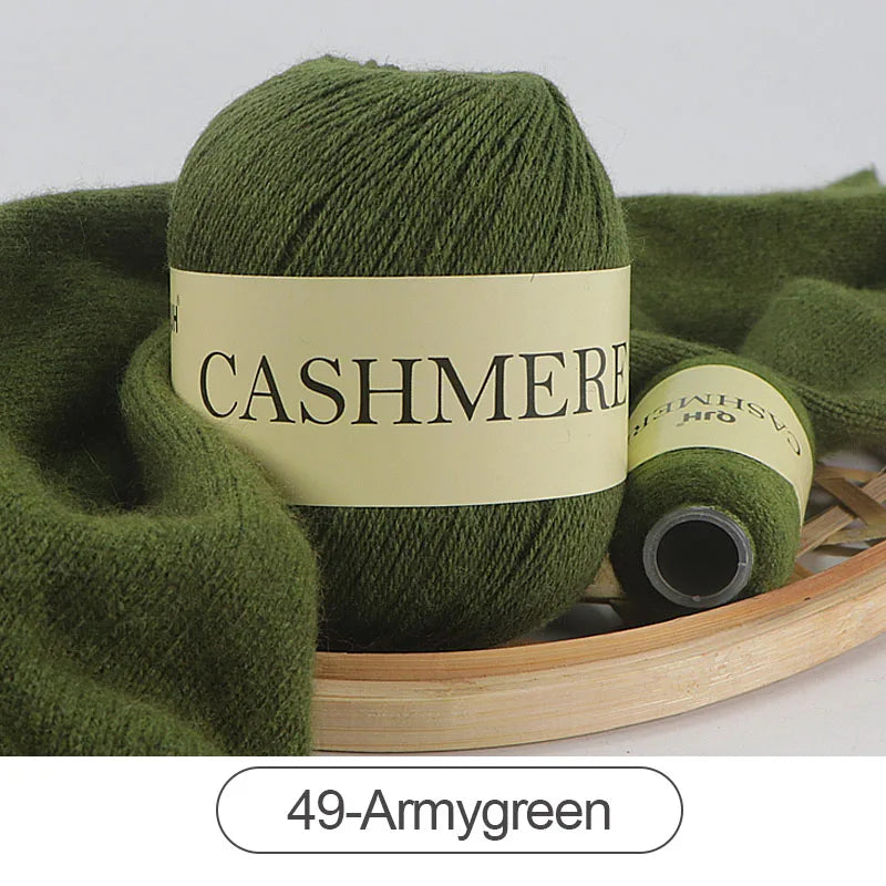 Ladies Cashmere Yarn Anti Pilling Soft Hand Knit Wool Balls
