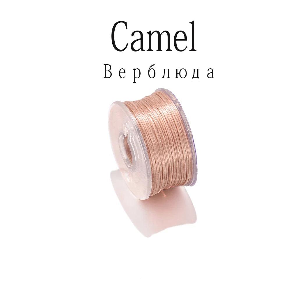 50Yards Nylon Bead Thread Nonelastic Beading Threads Seed Beads Cord Thread for DIY Bracelets Necklace Jewelry Making Supplies