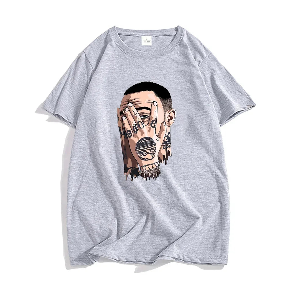 Macc Miller Hip Hop T Shirt for Men and Women Casual Summer Short Sleeve Loose Fit Clothing