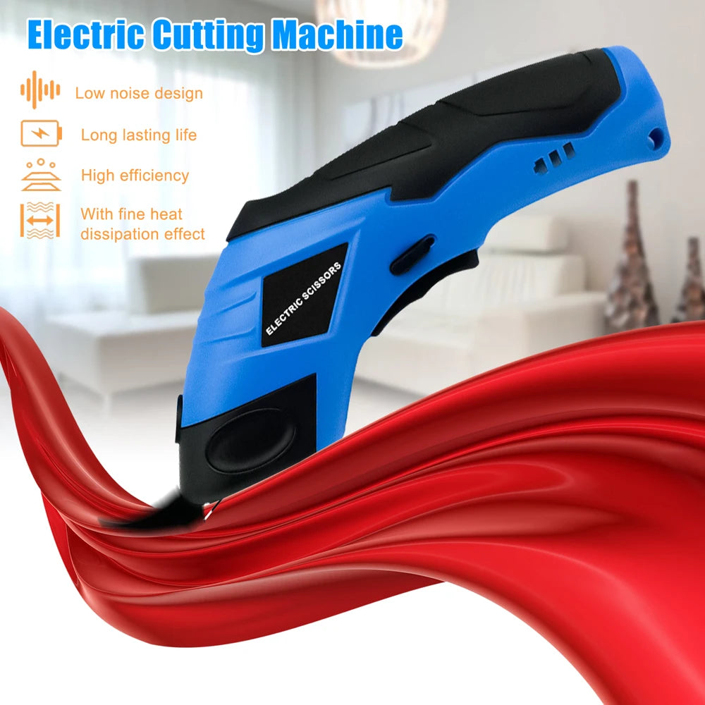 Handheld Electric Cloth Cutter Portable Fabric Cutting Machine Paperboard Leather Rug Plastics Trimmer