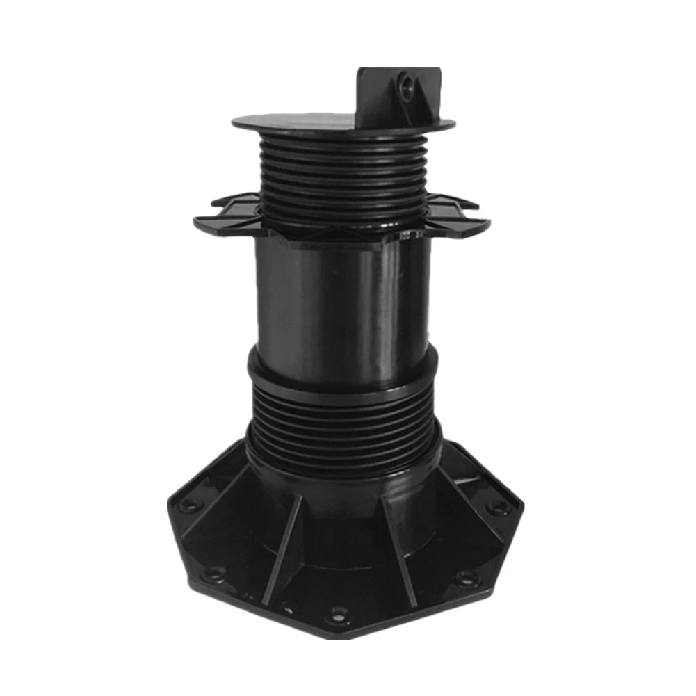 Black Bearing Decking Board Height Adjustable Building Material Booster Strong Suitable for Aluminium WPC Wood