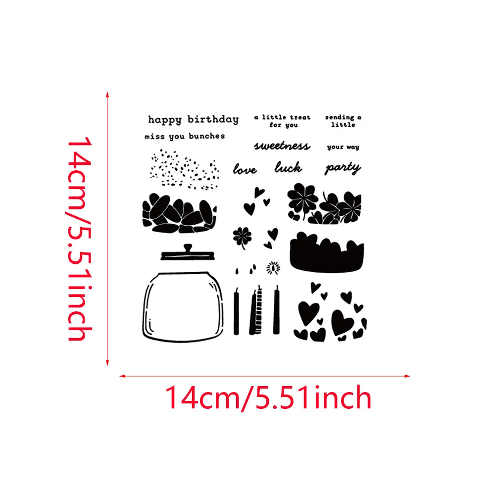 Easter Party Decorations Metal Cutting Dies and Stamps for Scrapbooking Craft Stencil Embossing Supplies Clear Stamps