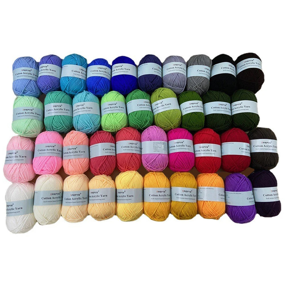 1Pc 25g 50M Milk Cotton For Hand Knitting Yarn Acrylic Yarn Crochet Yarn Crocheting Amigurumi line sweater Blanket  Thread