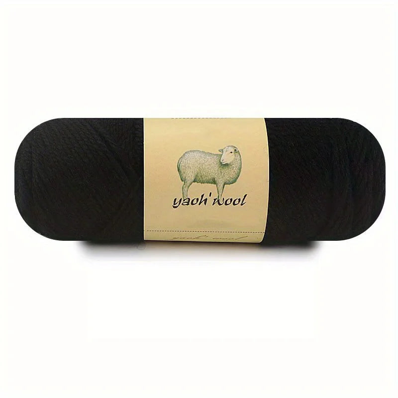 100g 50% Wool and 50% Acrylic Yarn for Hand Knitting and Crocheting Sweaters Blankets Hats and Shawls