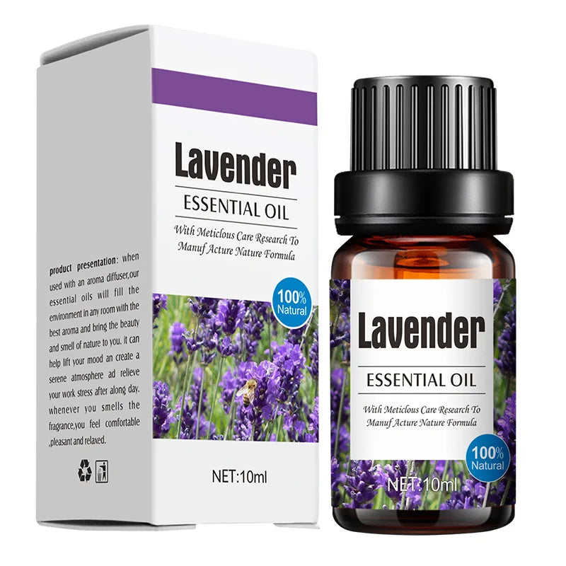 10ml/bottle Aromatherapy Essential Oil Household Candle Water-soluble Plant Lavender Humidifier Special Essential Oil