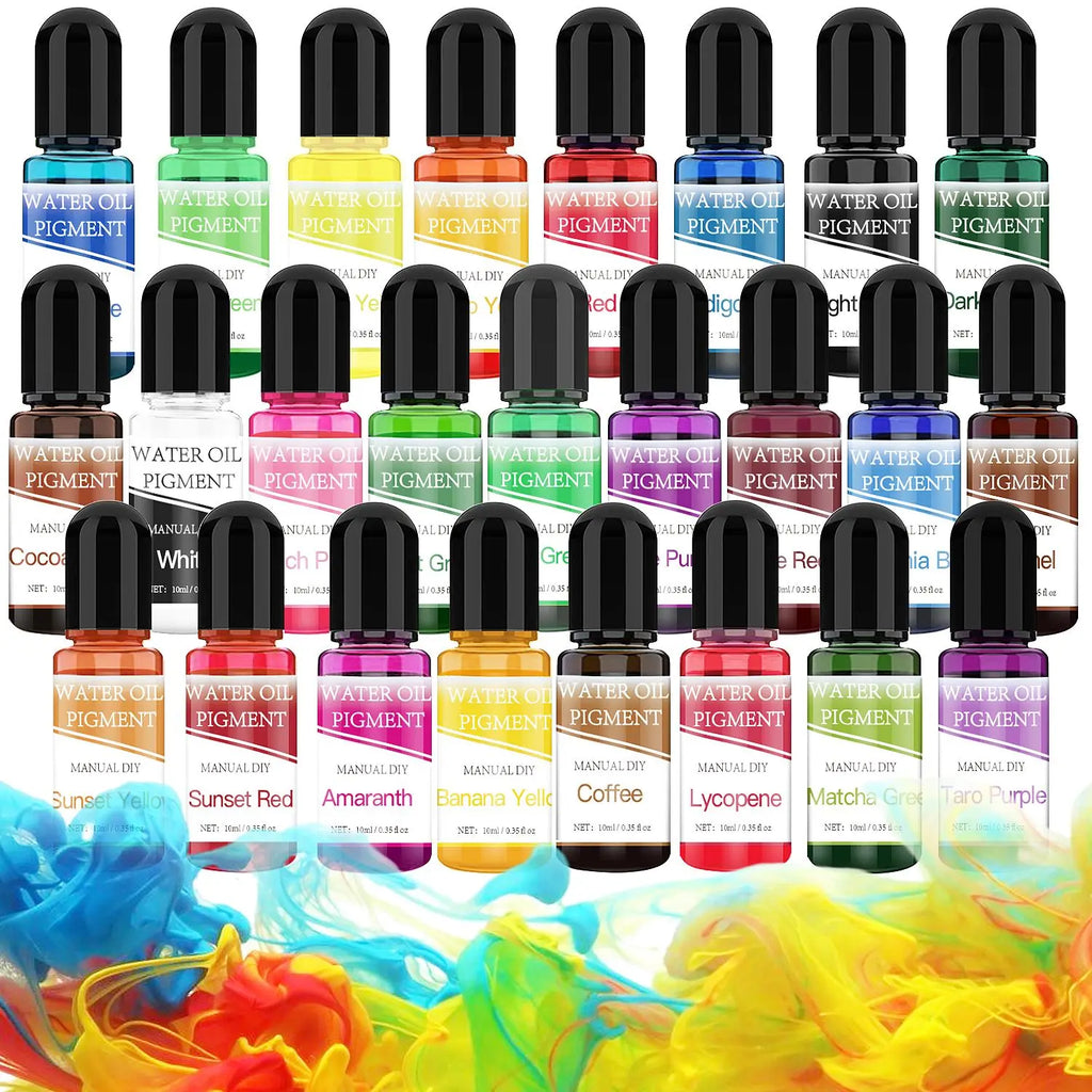 10ml Epoxy Resin Pigment Oily Diffusion Liquid Dye Coloring Gypsum DIY Epoxy Resin Mold Crafts Jewelry Making Colorant