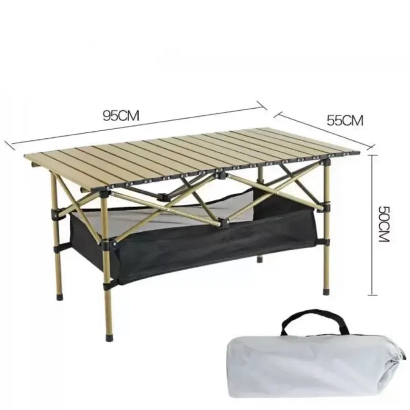Lifting Table Outdoor Folding Table And Chair High-end Chicken Rolls Table Picnic Cake Table Camping Barbecue Table Beach Table