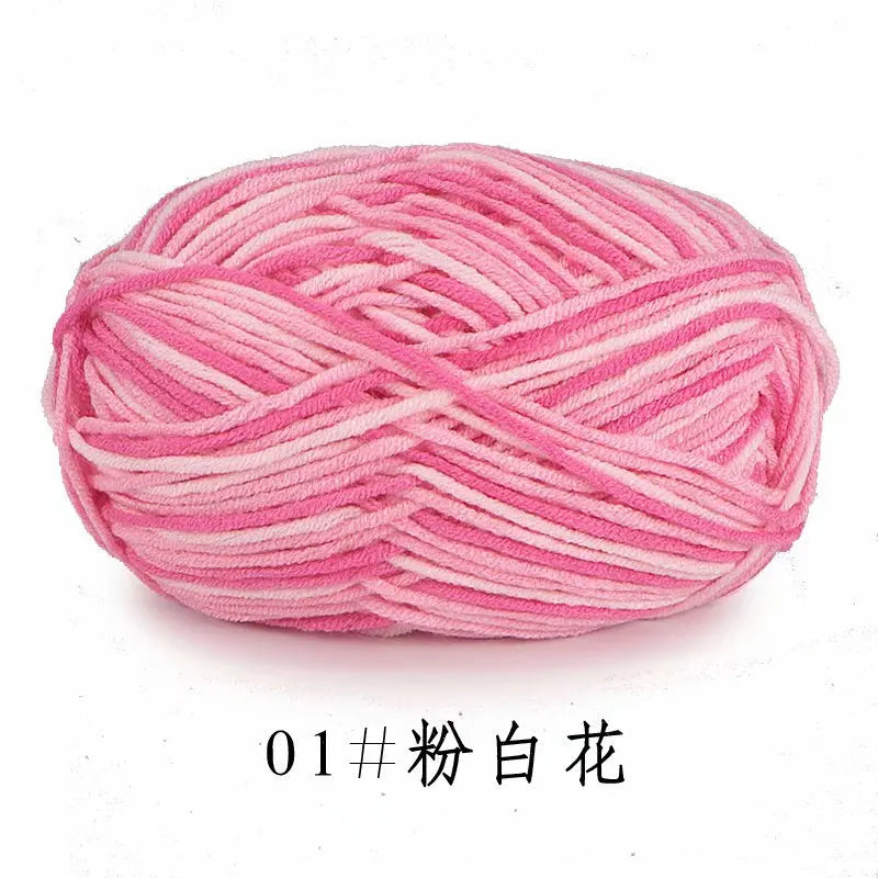 Milk Cotton Five Strand Gradual Change Wool Baby Knitting
