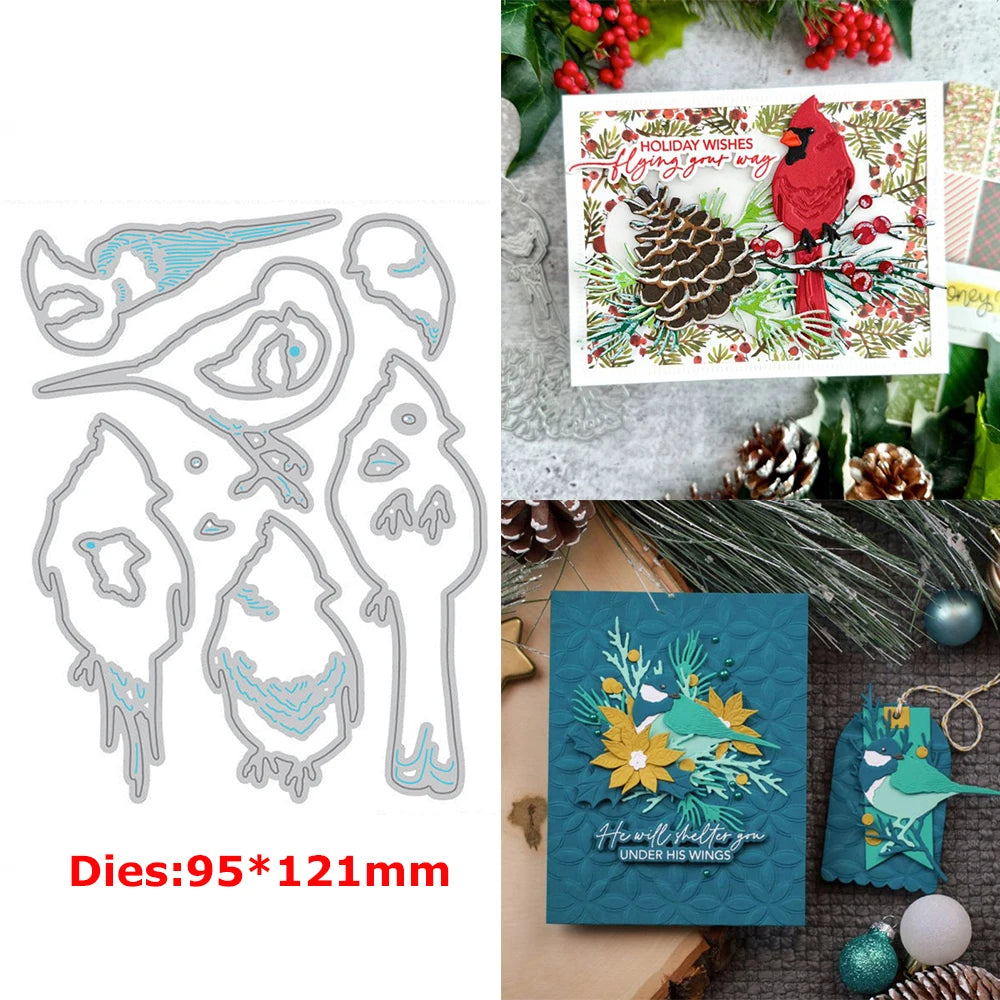 Elegant Flower Blossom Metal Cutting Dies Layered Frame Background Mould Knife for DIY Scrapbooking Christmas Card Craft Making