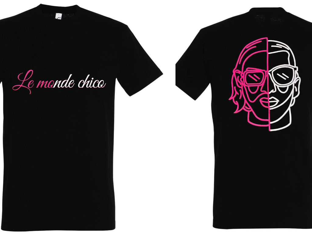 Le Monde Chico Graphic Print T Shirt for Men and Women Hip Hop Fashion Short Sleeve Streetwear Tee