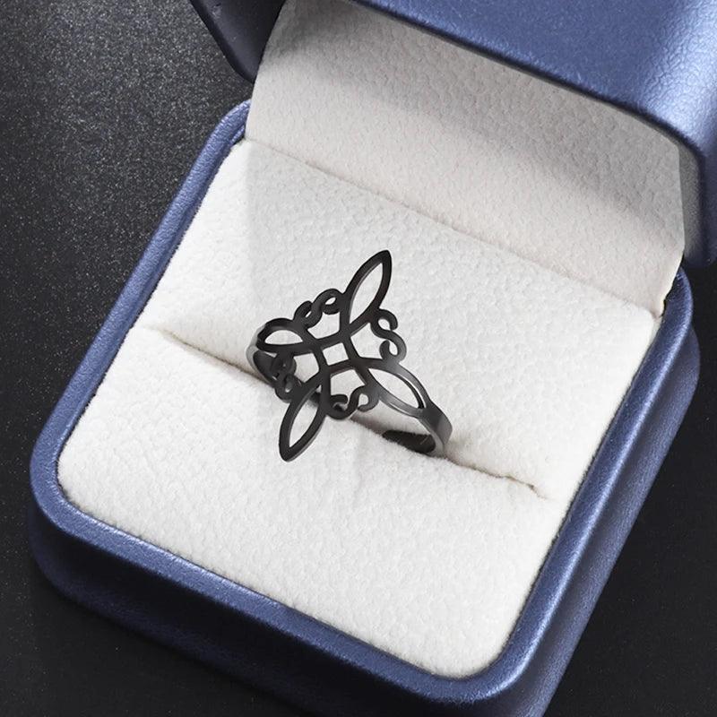 Trendy Witchcraft Witch Knot Necklace Celtic Irish Protection Knot Pendant Men Women Trending Amulets Jewelry Gifts