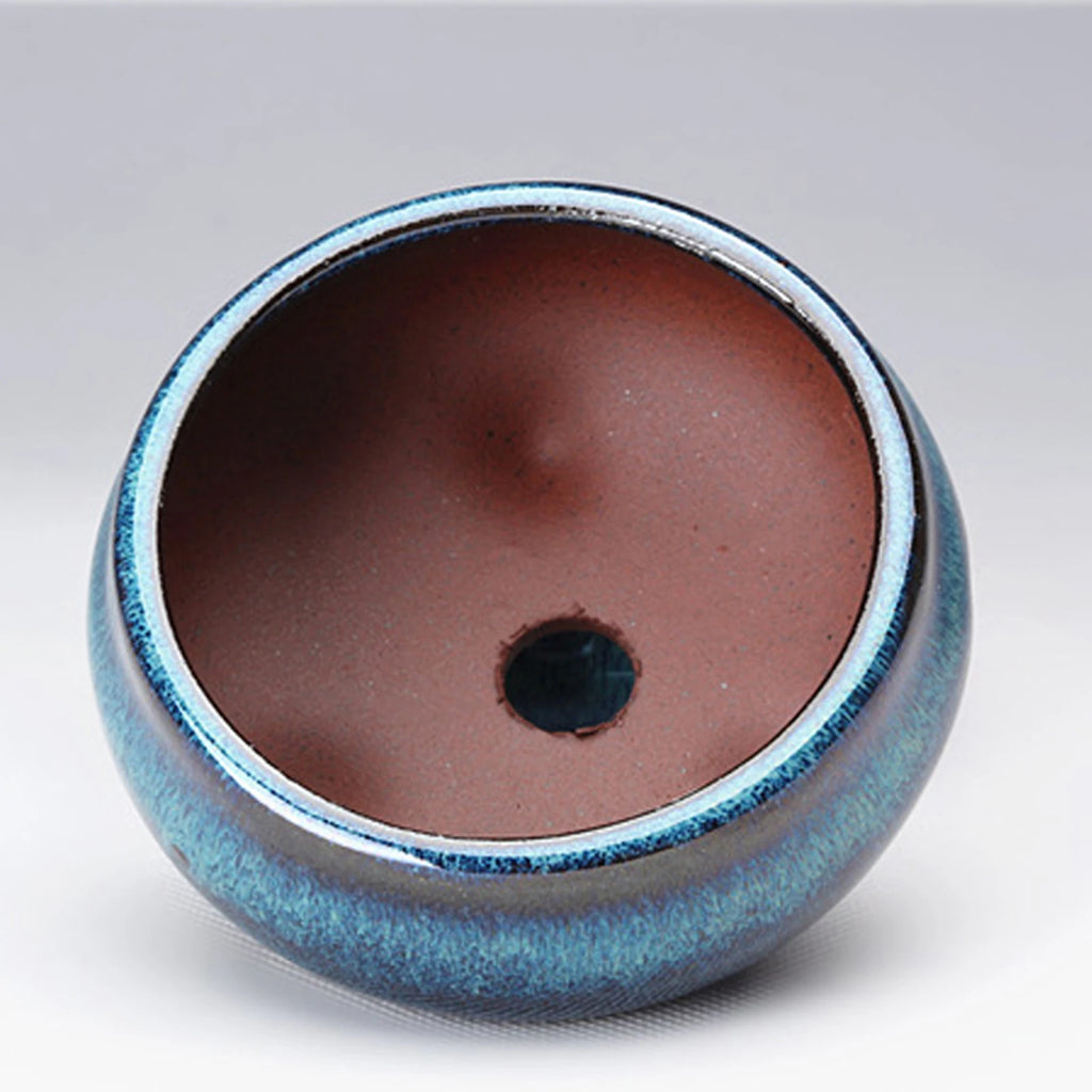 Round Succulent Flower Pot Exquisite And Simple Art Design For Offices Bedrooms Balconies