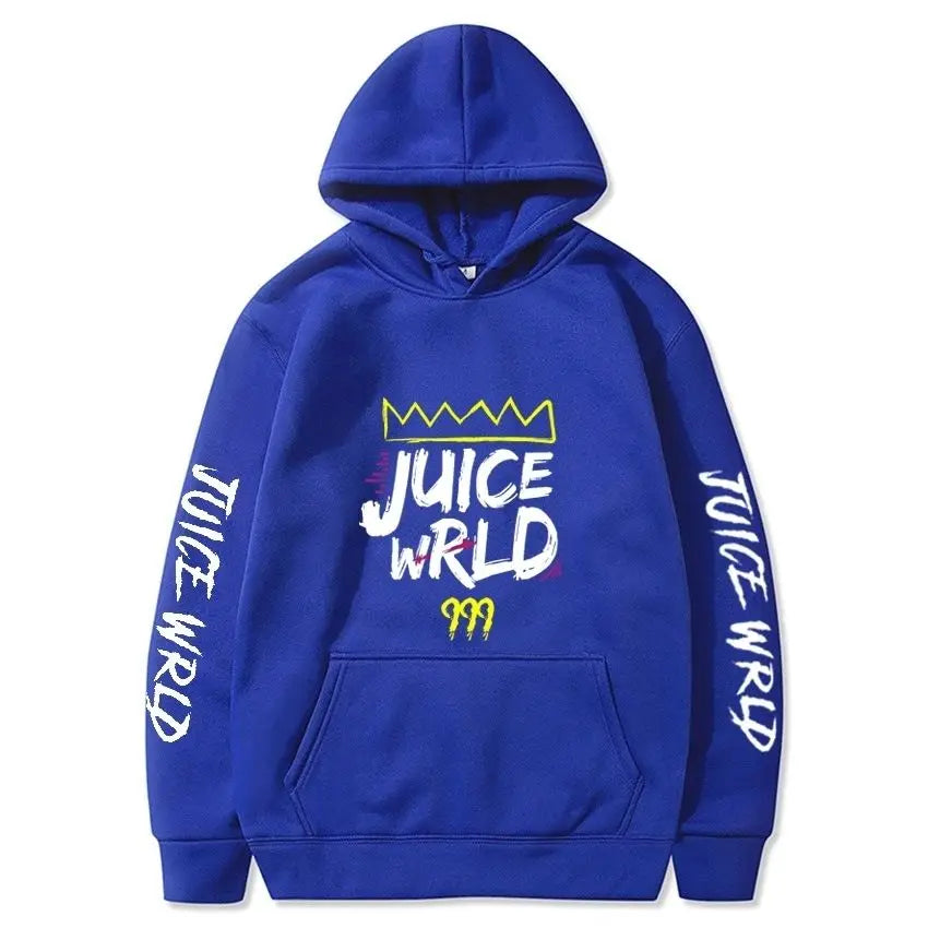 Rapper Juice Wrld 999 Letter Printed Hoodie Y2k Women's Casual Fashion Sportswear Autumn/Winter Hoodie Men's Women's Clothing