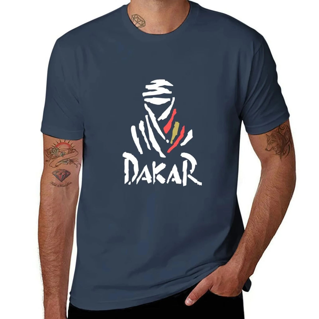 Dakar Spain Anime T-Shirt Quick-Drying Graphic Tee for Sports Fans and Rappers