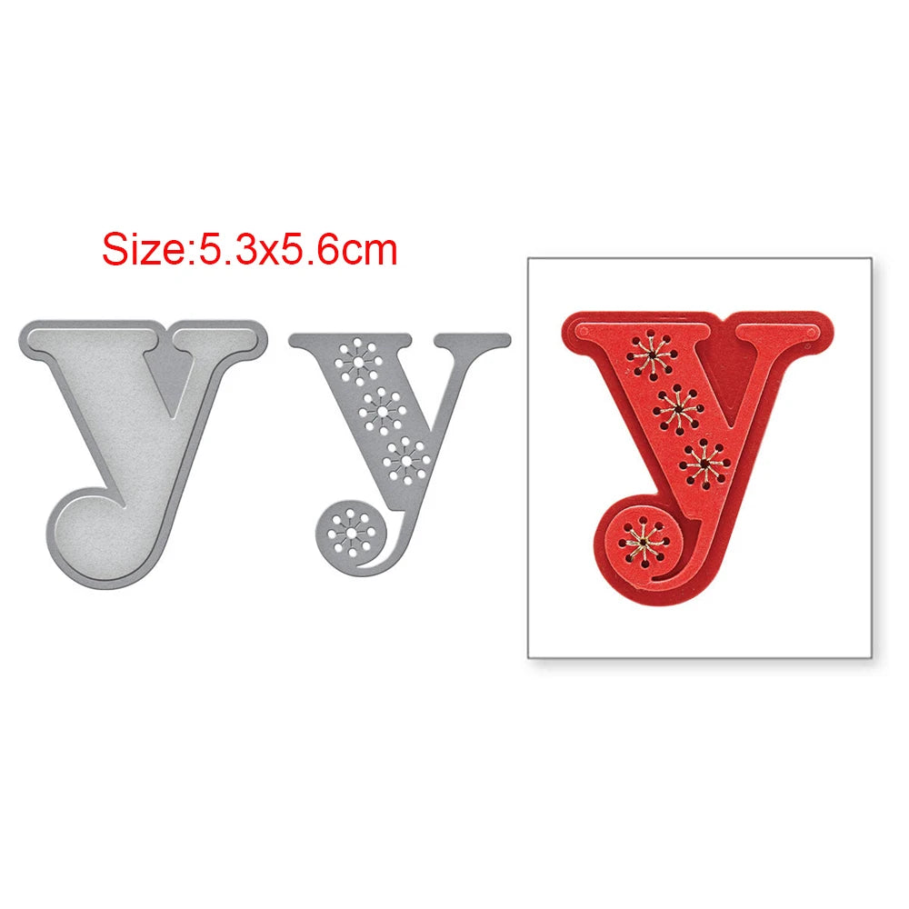 Stitched Alphabet Metal Cutting Dies Stitched Punctuation Symbols Numbers Die Cuts for DIY Scrapbooking Crafts Card Making