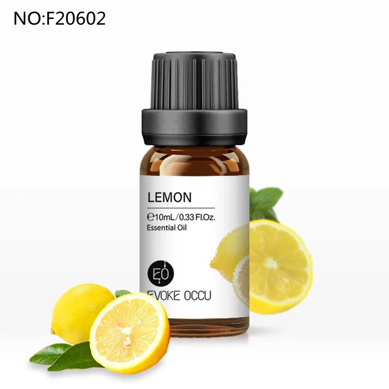 10ml Essential Oil Organic Plant 34 FLAVOR for Diffuser, Humidifier, Massage, Sleep, Bath, Soap,SPA, DIY Scented Candle Perfume