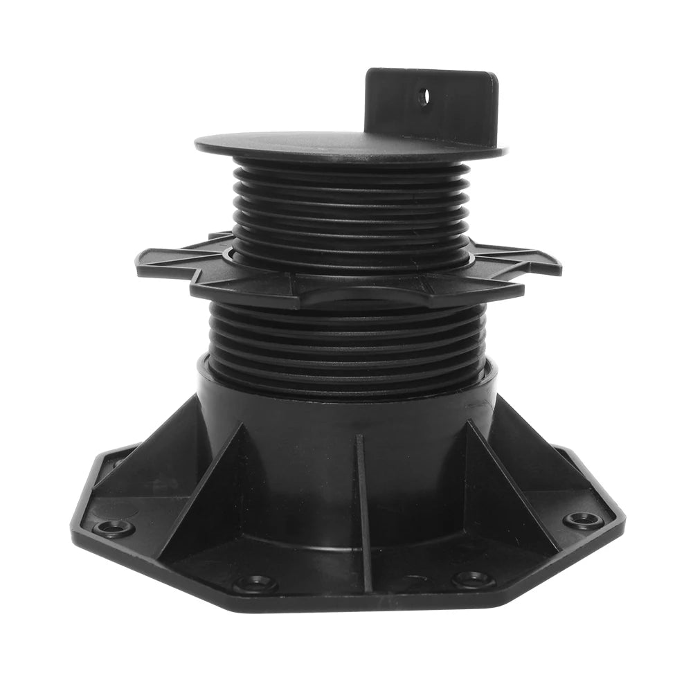 Black Bearing Decking Board Height Adjustable Building Material Booster Stable Strong Suitable for Aluminium WPC Wood