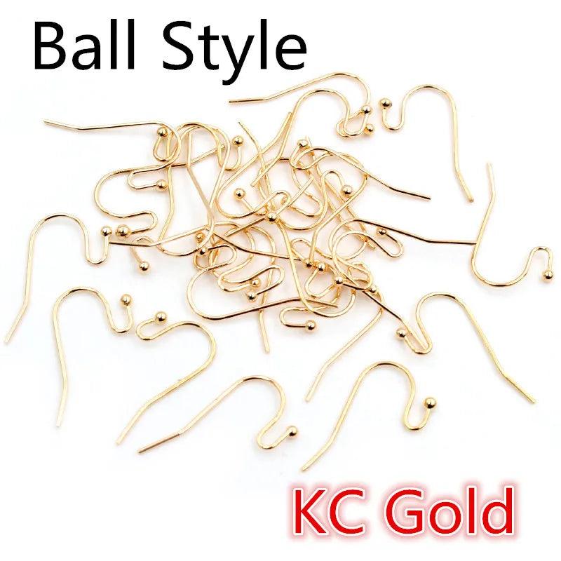 100pcs/lot 20x17mm DIY Earring Findings Earrings Clasps Hooks Fittings DIY Jewelry Making Accessories Iron Hook Earwire Jewelry