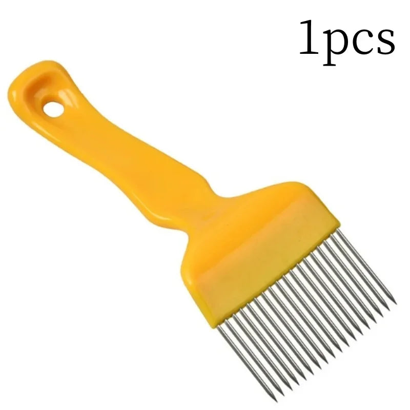 Beekeeping Tools 18 Pin Bee honey Forks Straight Needles Uncapping Forks handle Stainless Steel Honey Sparse Rake Shovel Comb