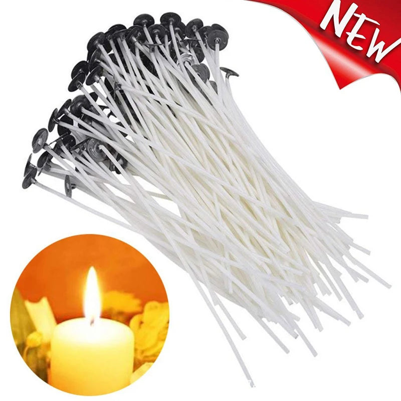 50 pack candle wick tightly woven DIY butter wick