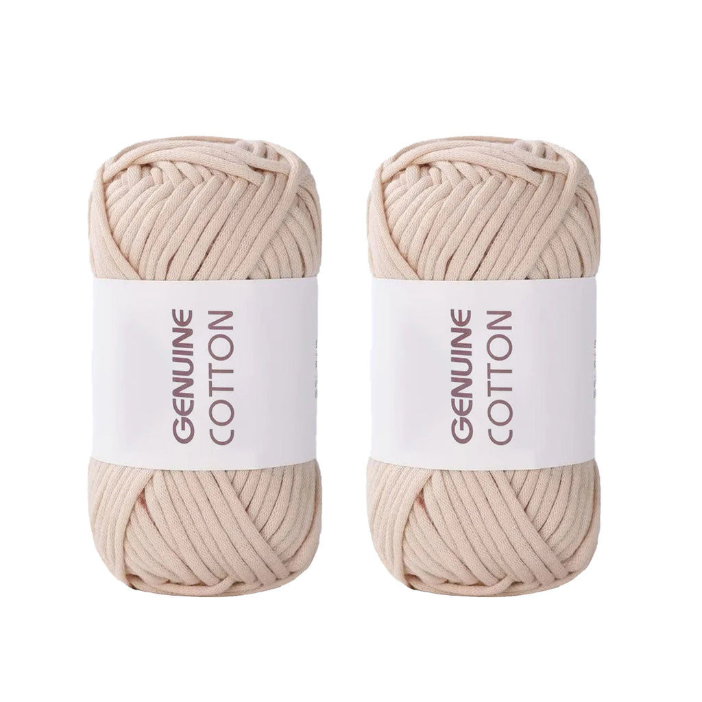 10 Pieces 50g Genuine Cotton Yarn for Beginner Crochet Easy Hand Knitting Weaving DIY Scarves Blankets Hats