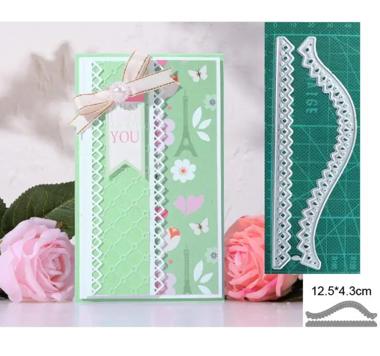 Lace Flower Metal Cutting Dies Scrapbooking Decoration Paper Craft Knife Mould Blade Punch Template Embossing Stencils