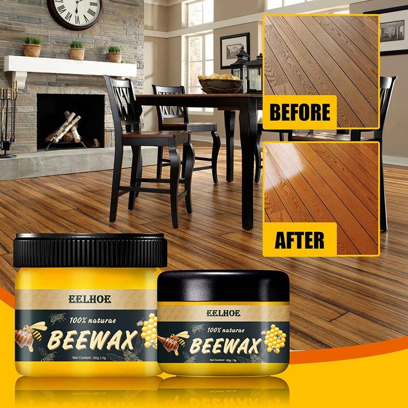 Wood Care Wax Solid Wood Furniture Polishing Seasoning Natural Beeswax Polisher Waterproof Furniture Care Maintenance Beeswax - Winord