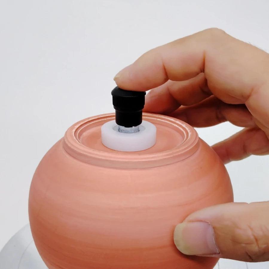 Pottery Trimming Positioning Center Point Bearing DIY Ceramic Trimming Bottom Fixing Clay Molding4pcs/set Pottery Tools