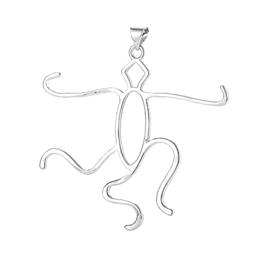 Adjustable Pendant Blank Base Beeswax Pendants Empty Support Necklace Bracket Men Women Earrings Supplies M/White-gold