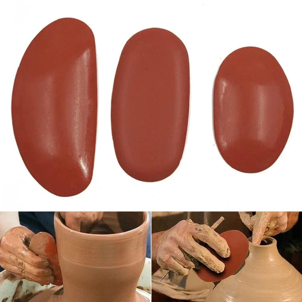 3 Pieces/set Tools Rubber Clay Scrapers Ceramics and Pottery Clay Strip Tool Strips Very Soft Arts Crafts Sewing Home Garden