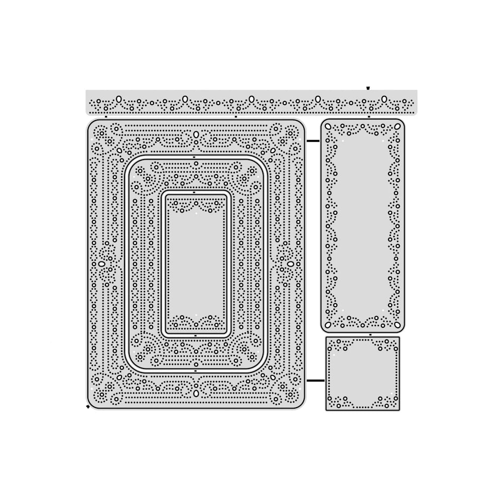 Easter Party Decoration Metal Cutting Dies and Stamps Stencils for DIY Scrapbooking Photo Album Die Cut Embossing Paper