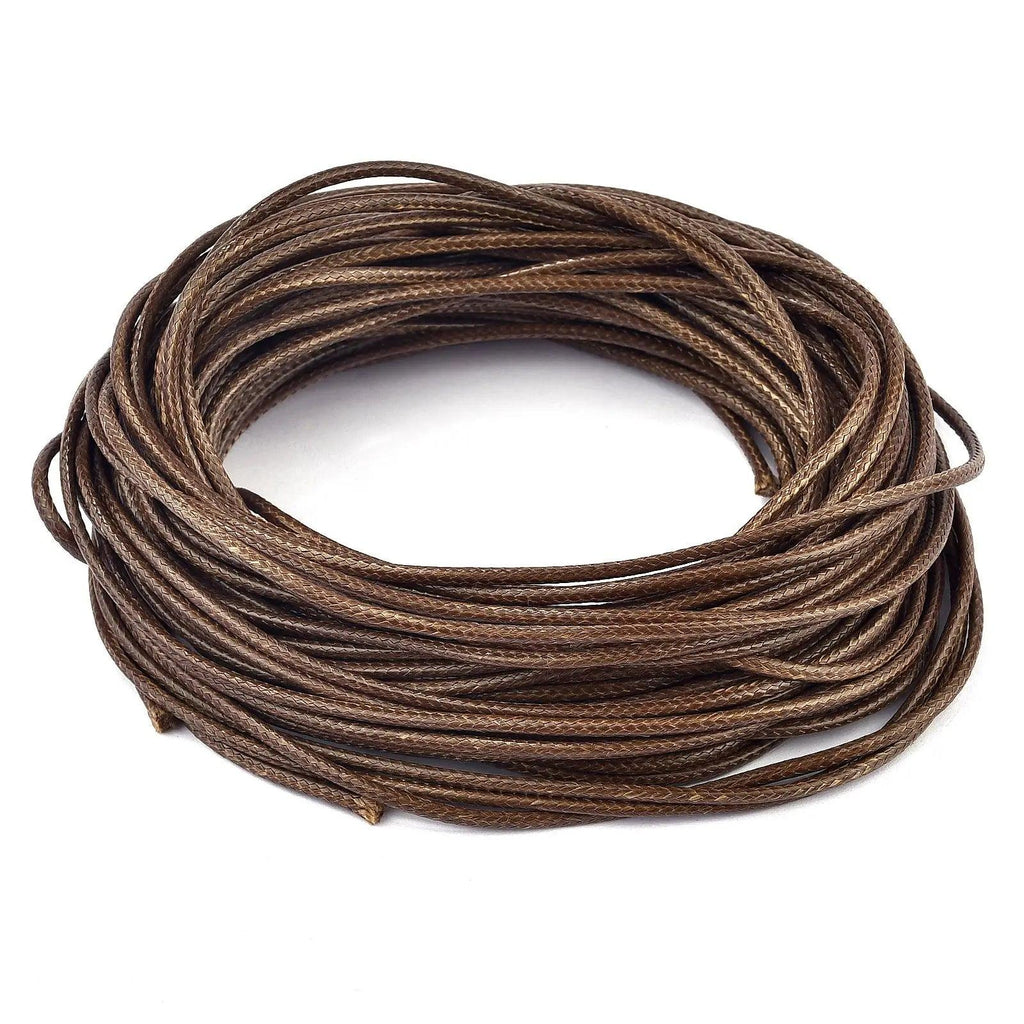 5m/Lot 1-3mm Leather Cord Round Wax Rope String DIY Necklaces Bracelet Wax Cord Jewelry Making Accessories