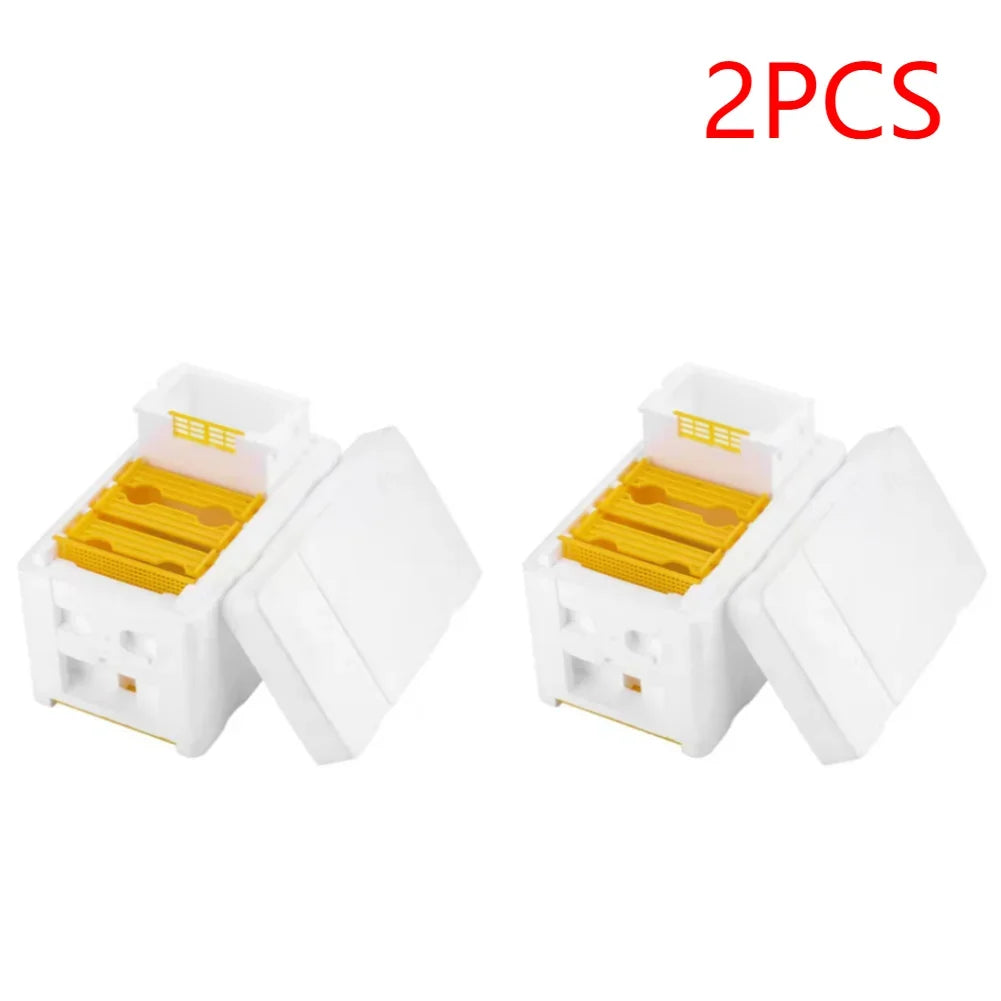 1/2PCS Beehive Beekeeping Box Foam Bee Breeding Box Queen King Bee Hives Boxes Pollination Bee House Beekeeping Equipment