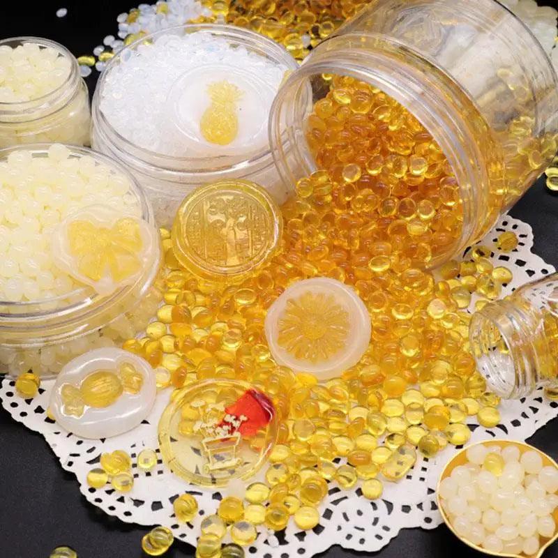 35g/Bag Transparent Sealing Glue Beads For Wax Seal Lacquer Paint Wedding Party Decoration Gift Envelope Craft Supplies - Winord
