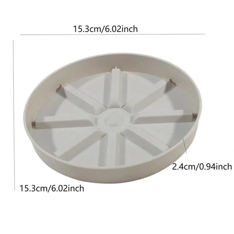 Popular Capable of Storing Water Pot Tray Round Resin Flower Drip Outdoor Indoor Tree Planter Stand Garden Supplies