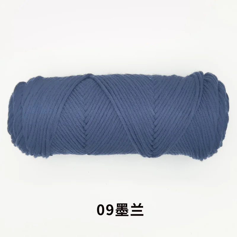 Milk Cotton Yarn 8 Ply Acrylic Crochet For Amigurumi Doll