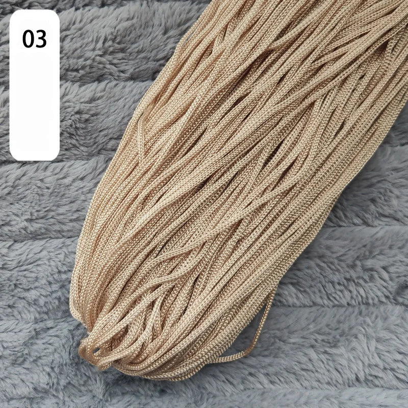 Light Body Ice Silk Thread Set For DIY Crochet Hats And Bags