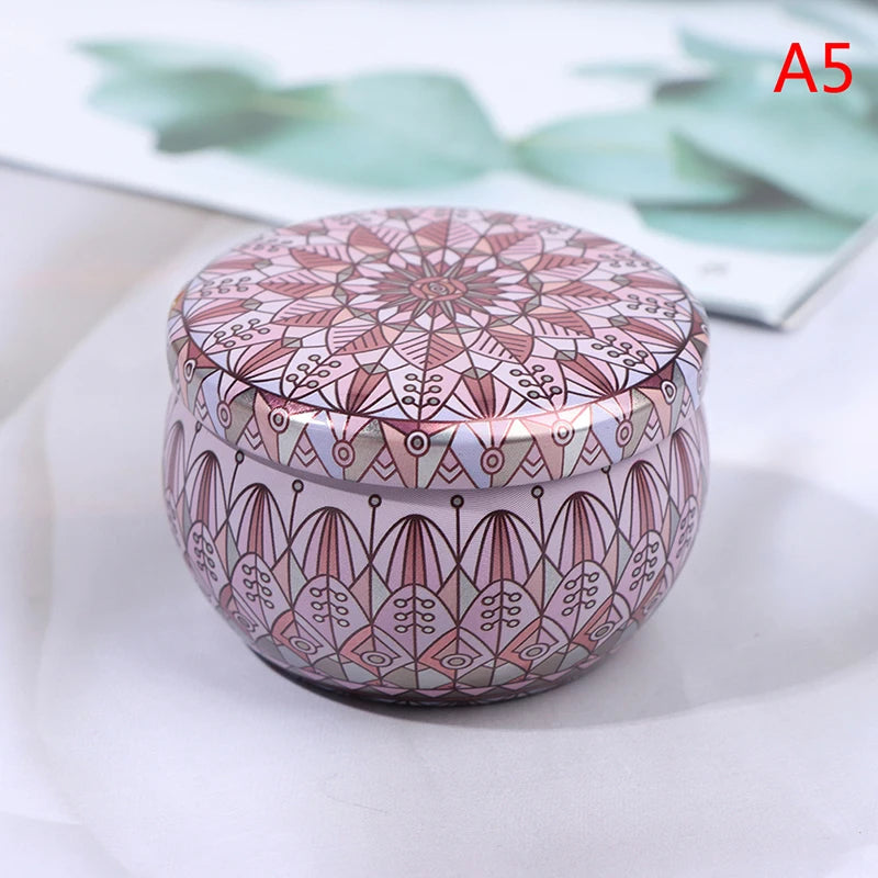 Candle Tin Jars DIY Candle Making kit Holder Storage Case For Dry Spices Sweets