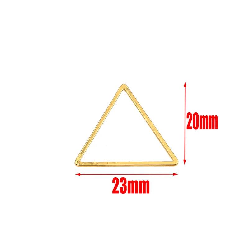 10pcs Stainless Steel Charms Connectors Hollow Frame Bezel Cross Moon for DIY Casting Necklaces Earrings Jewelry Making Supplies