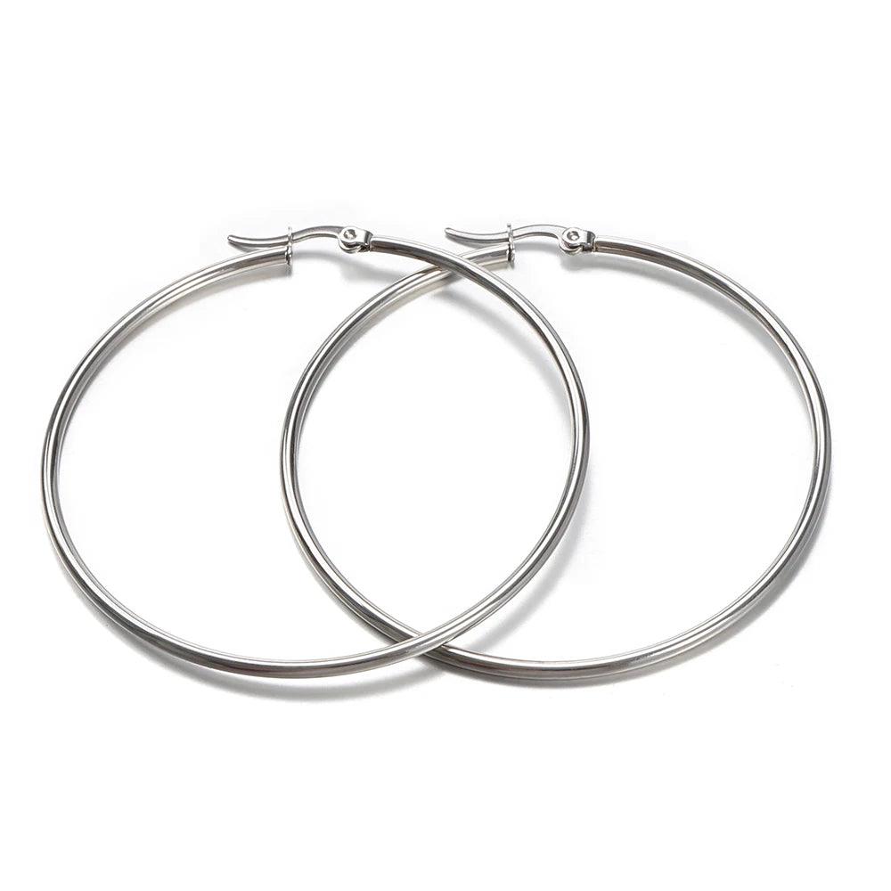 10pcs Stainless Steel Open Earrings Base for Jewelry Making Earring DIY