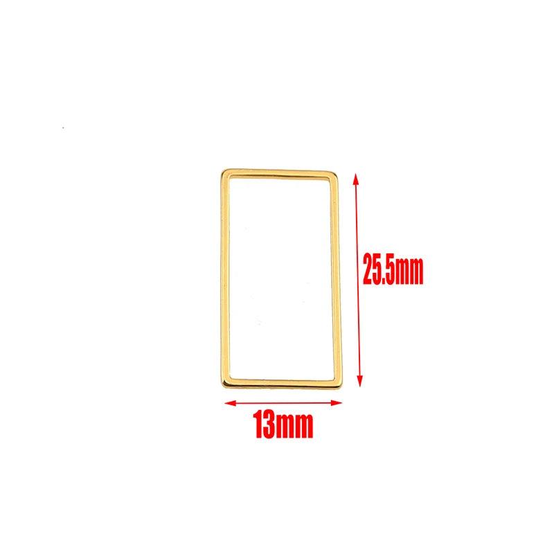 10pcs Stainless Steel Charms Connectors Hollow Frame Bezel Cross Moon for DIY Casting Necklaces Earrings Jewelry Making Supplies