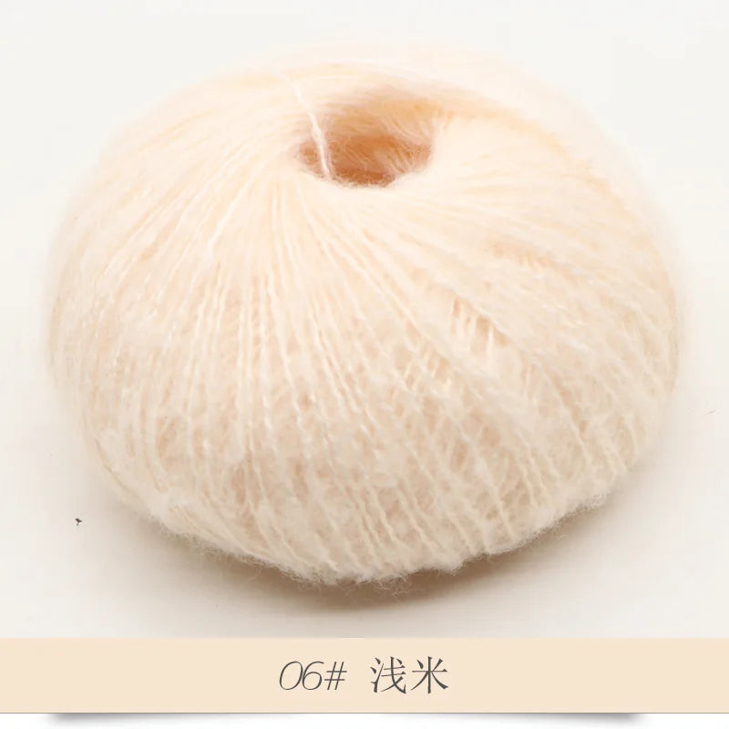 Mohair Yarn 25g Soft Knit Wool For Scarves And Sweaters