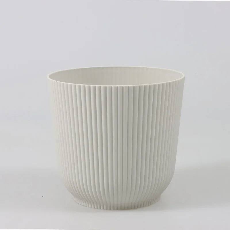 Simple environmental protection round large diameter thickened horticultural flowerpot simple thickened flowerpot Home Supplie