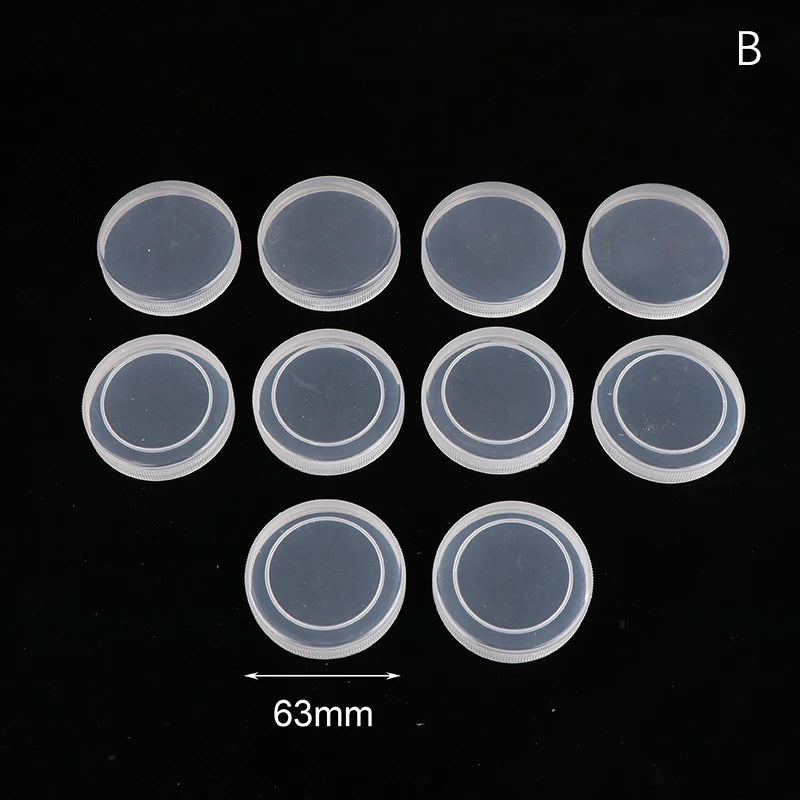 10Pcs Diameter 53/63/70mm Tissue Culture Bottle Cap Resistant Fungus Bottle Airtight Cap Breathable Special Cap Culture Caps