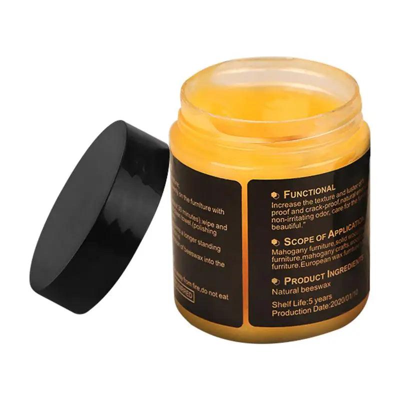 1pcs Wood Care Beewax Strong Wood Furniture Polishing Seasoning Natural Beeswax Polisher Waterproof Odorless Floor Cabinet Care - Winord