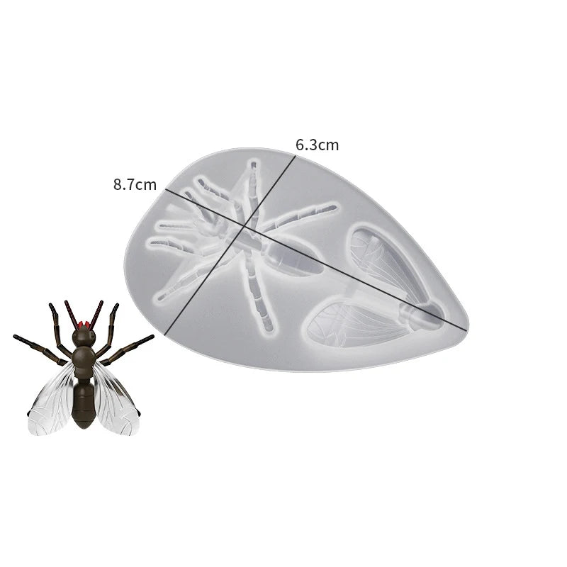 Simulation Insect Fondant Mold DIY Handmade Chocolate Cake Decoration Spider Centipede Scorpion Silicone Mold Resin Molds