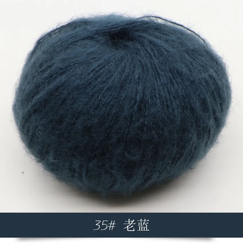 Mohair Yarn 25g Soft Knit Wool For Scarves And Sweaters