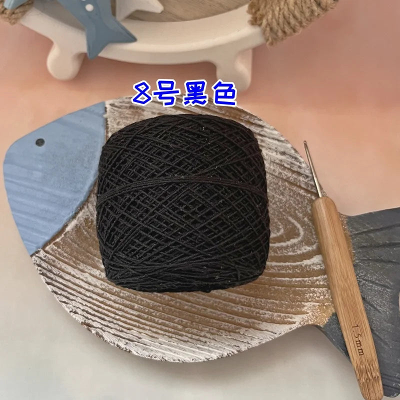 100g 100% Cotton Crocheting Lace Yarn for Hand Knitting and Amigurumi Projects