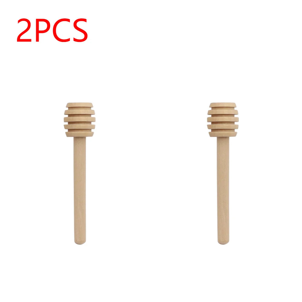 1-20pcs Wooden Honey Dipper Stick Honey Stirrers Long Handle Honey Spoon Dispense Drizzle Honey Wedding Party Favors for Honey