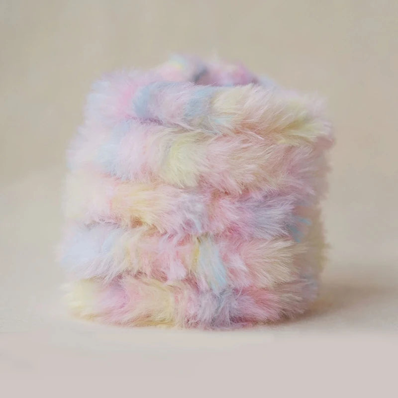 Gradient Rabbit Hair Twist Wire Sticks For Doll Making